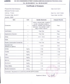 Citric Acid Anhydrous 99% - 6